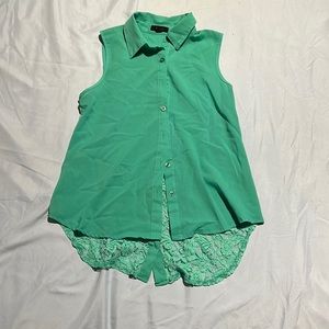 Green button up top